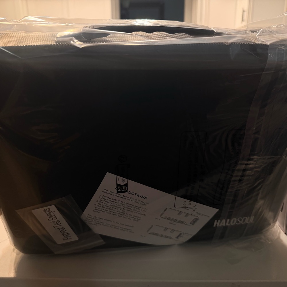 Black Fireproof & Waterproof Document Box - Picture 2 of 7